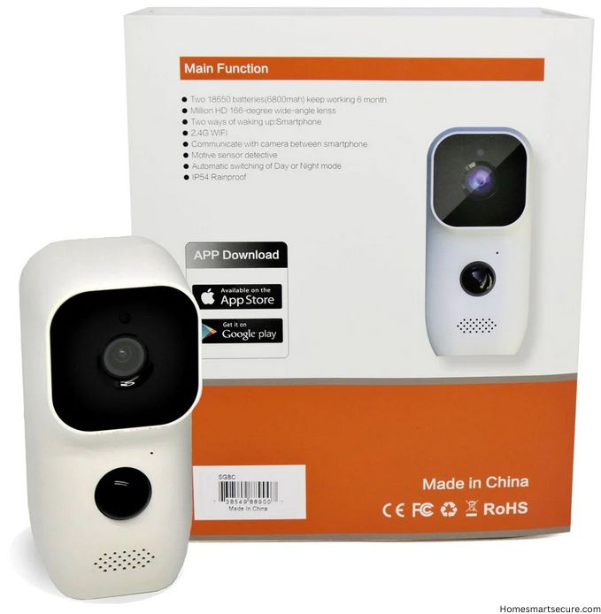 SG Home IR IndoorOutdoor Solar Security Camera UBOX App