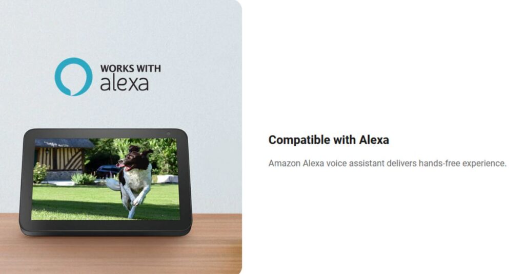 Compatible with Alexa