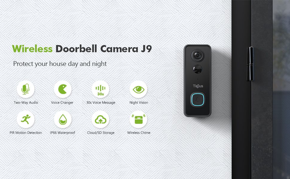 Tiejus Doorbell Wireless Camera J9